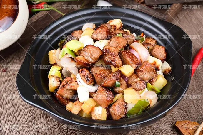 啫啫香茅梅头肉粒1kg
