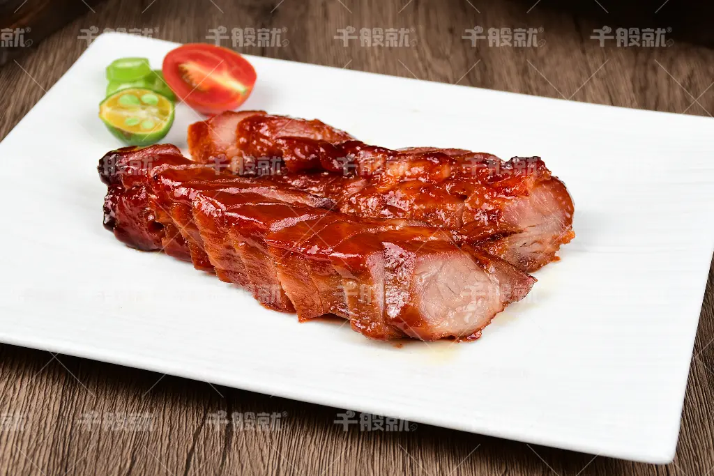 精选港式快餐蜜汁叉烧片1kg